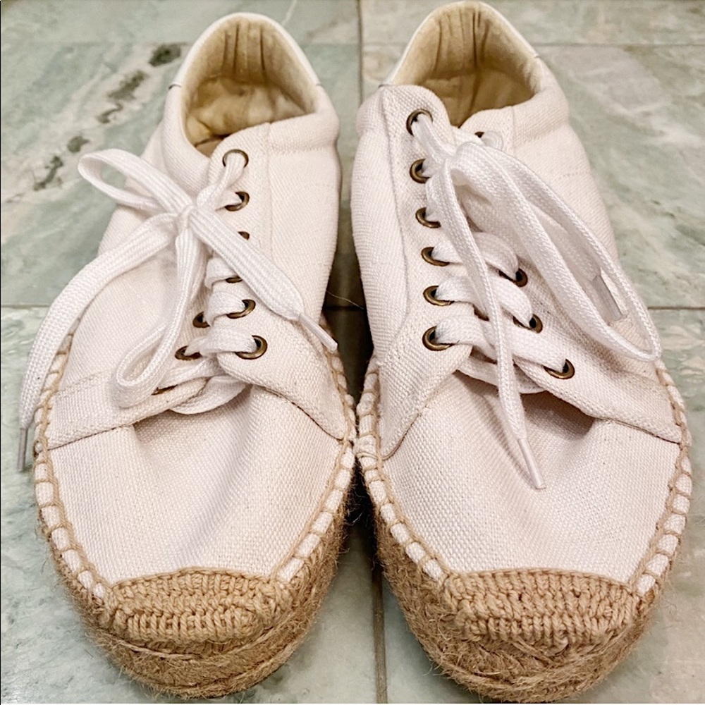 White Soludos Sneakers